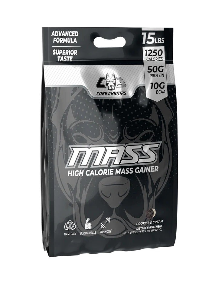 CORE CHAMPS MASS GAINER 15LBS - COOKIES & CREAM - Image 1