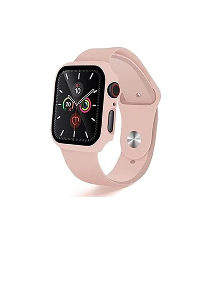 Generic - Strap Compatible with Apple Watch Ultra 49mm,Soft Silicone Sport Breathable Wristband Replacement Strap Men Women Strap With Protective Cover Screen Shockproof - Image 1