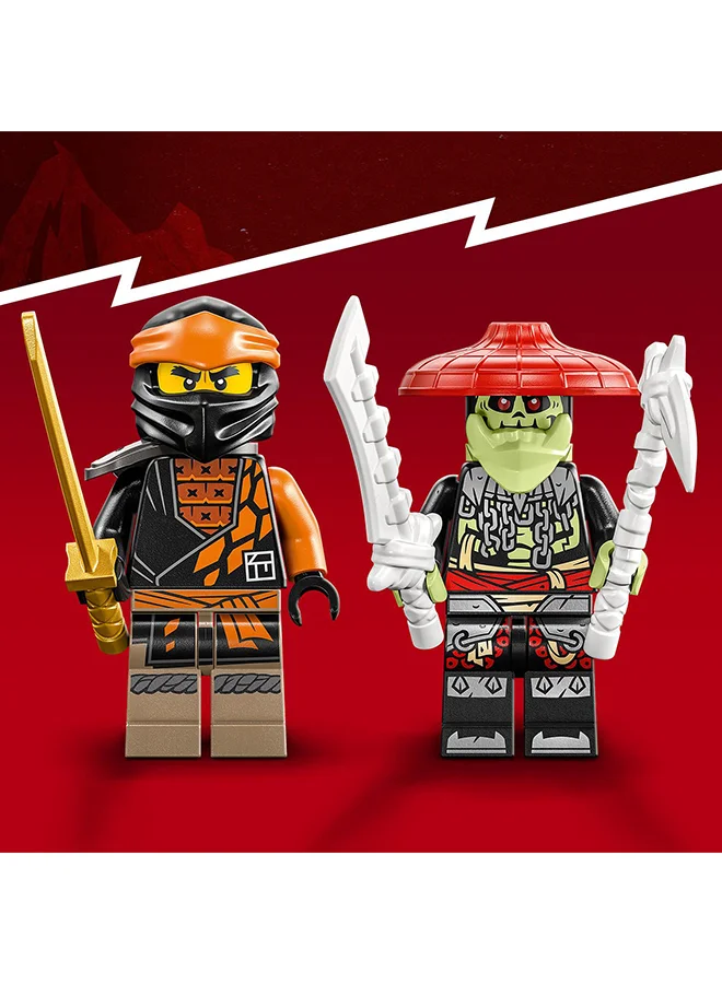 LEGO Ninjago Cole’S Earth Dragon Evo 71782 Building Toy Set, Featuring A Posable Dragon Toy And Cole And Bone Warrior Minifigures; Gift For Kids Aged 7+ Who Love Building And Ninja Action (285 Pieces)
