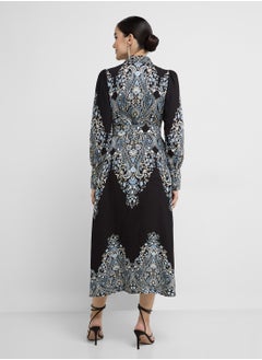 YAS Embellshed Puff Sleeve Dress  - Image 2