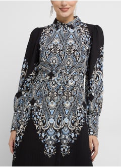 YAS Embellshed Puff Sleeve Dress  - Image 3