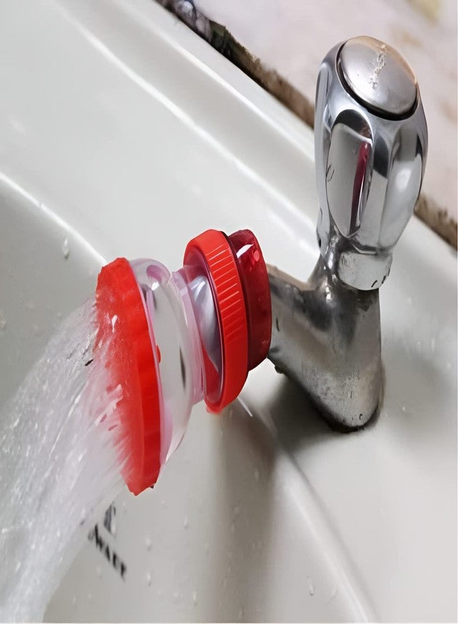 Garth Sink Faucet 3 Pc - Small Plastic 360° Shower Head Faucet, Adjustable Rotating Tap Nozzle, Water Saving Sprayer for Kitchen, Bathroom & Wash Basin, Easy-to-Install Durable Flow Aerator Attachment - Image 5