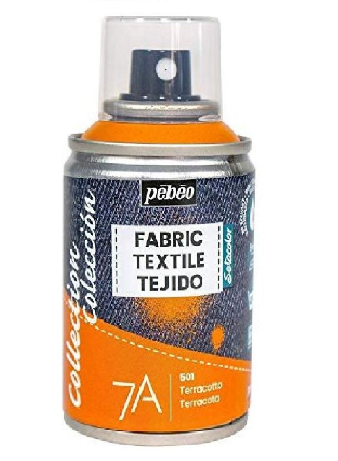 Pebeo طلاء رذاذ القماش 7A-100 مل (تيراكوتا 501) - Image 2