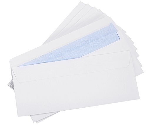 Office Deed 500#10 Envelopes SELF SEAL Business Envelope Windowless Design, Security Tint Pattern for Secure Mailing, Invoices, Statements & Legal Document Mailing Envelopes, 4-1/8 x 9-1/2"- White - Image 4