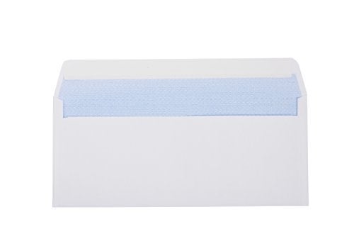 Office Deed 500#10 Envelopes SELF SEAL Business Envelope Windowless Design, Security Tint Pattern for Secure Mailing, Invoices, Statements & Legal Document Mailing Envelopes, 4-1/8 x 9-1/2"- White - Image 3