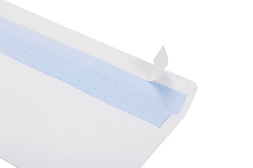 Office Deed 500#10 Envelopes SELF SEAL Business Envelope Windowless Design, Security Tint Pattern for Secure Mailing, Invoices, Statements & Legal Document Mailing Envelopes, 4-1/8 x 9-1/2"- White - Image 2