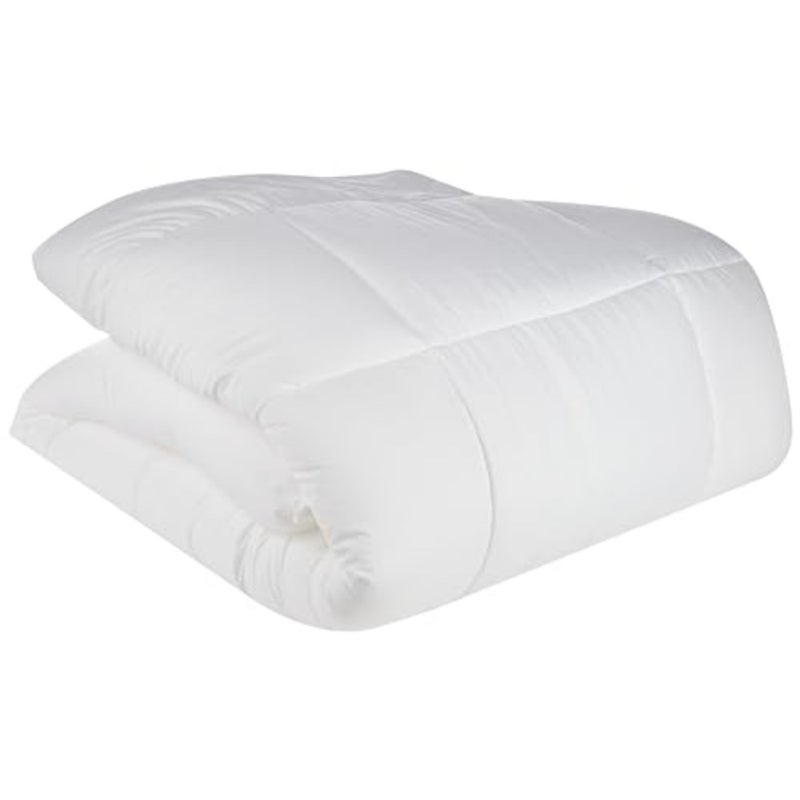 Duvet King Size Soft White Microfibre 110 GSM 220x240 cm - Image 1