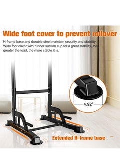 Sky Land Power Tower Dip Station for Home Gym| Multi-function Pull Up Chin Up Station Bar- Adjustable Height, for Strength Training Exercise  - Image 4