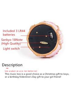 SYOSI Music Box with Lights Rotating Ballerina Figurine Dancing Girl Mechanism Musical Box Swan Lake Gifts for Girls Girlfriend Birthday Ideal for Dance Recital Home Decor Swan Lake  - Image 4