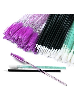 LifexTol 150pc Spoolies Eyelash Brush&Lip Brush&Eyeliner Brush&Eyebrow Brush,Disposable Mascara Wands Eyebrow Spoolie Lip Wands, Eyelash Spoolies for Eyelash Extentions Lash Spoolies for Eyebrows-G 