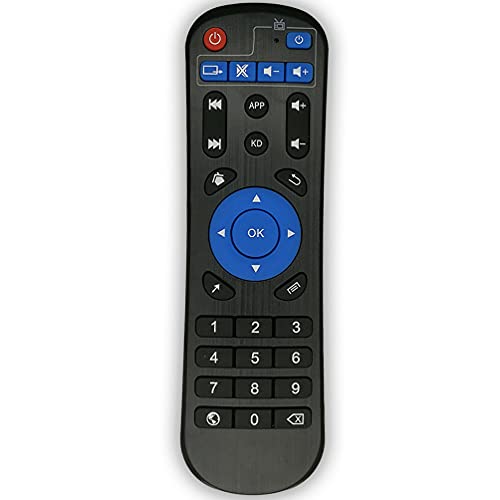 Amiroko Remote Control Replacement Compatible with Android TV Box T95, T95 MAX, T95Z Plus, T95K T95V T95U T95W Pro, T95 X2, Qbox, Q Plus, X96, H96, MX1, MX10, T9, TX3, TX6, H50, HK1, X88 Android Box - Image 1