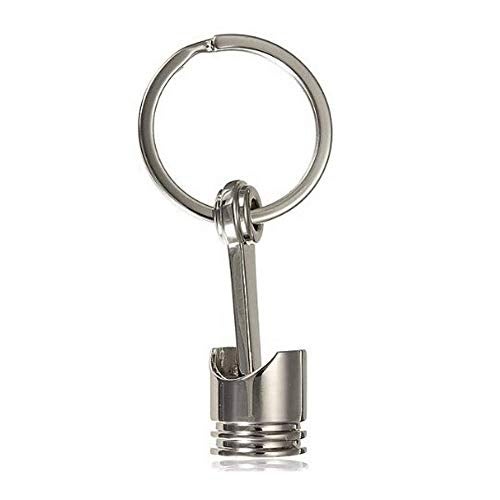 ReNext Internal Combustion Auto Engine Piston Car Pendant Alloy Keychain Key Ring - Image 1