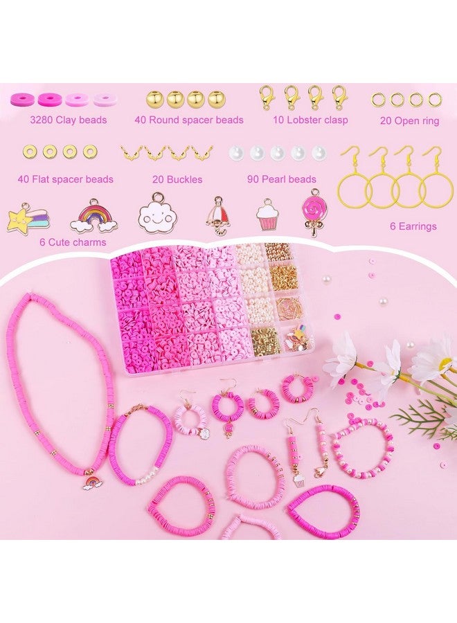 CARTSHOPPER Plastic Beads for Kids Crafts Children's Jewelry Making Kit DIY Bracelets Necklace Hairband and Rings Craft Kits Birthday for 4, 5, 6, 7-Year-Old Little Girls,Multicolor. (DIYBeadsSet-1) - Image 3