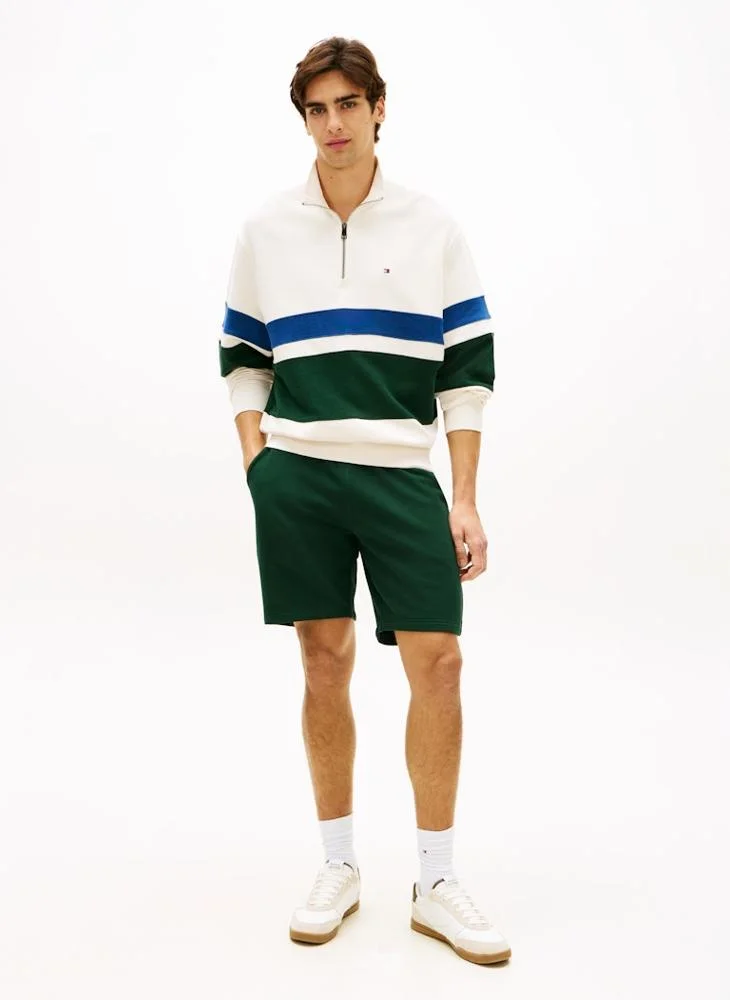 Tommy Hilfiger  Flag Embroidery Terry Sweat Shorts for Men | Best Price UAE
