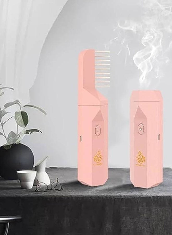 بخور 🔥 مشط مبخرة إلكترونية مبتكرة – تصميم أنيق وعطر فاخر في كل لحظة - Image 1