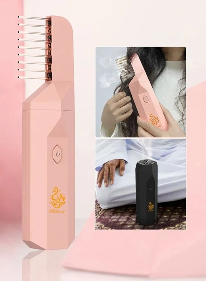 بخور 🔥 مشط مبخرة إلكترونية مبتكرة – تصميم أنيق وعطر فاخر في كل لحظة - Image 5