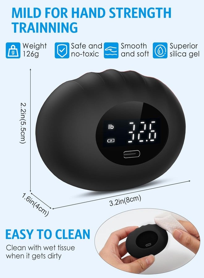 AMIR Hand Grip Strength Tester Trainer, Rechargeable Electronic Hand Dynamometer up 395 Lbs (180kg) Forearm - Gripper-Finger Grip Strengthener Exerciser, Stress Balls for Sport Home School - Image 3
