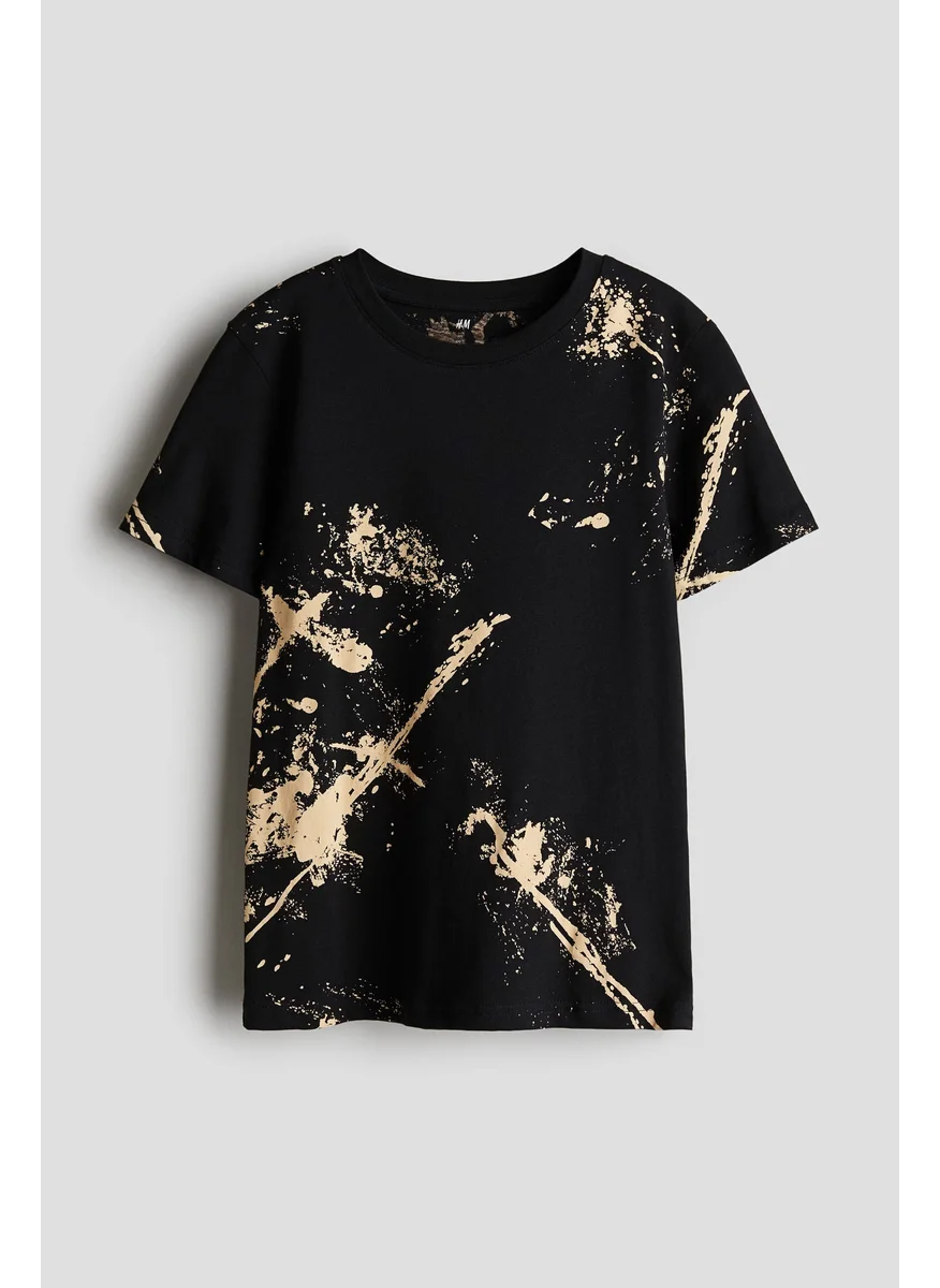 H&M Printed Cotton T-Shirt