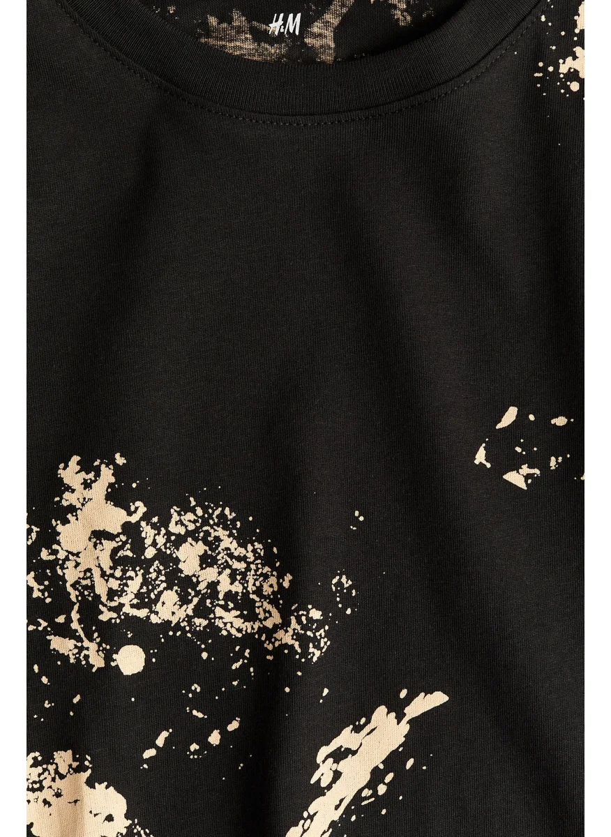اتش اند ام Printed Cotton T-Shirt