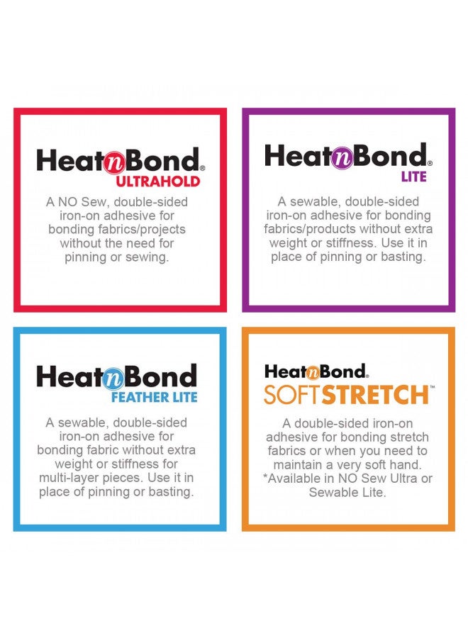 HeatnBond Lite Iron-On Adhesive, 17 Inches x 1.25 Yards (3522) - Image 4