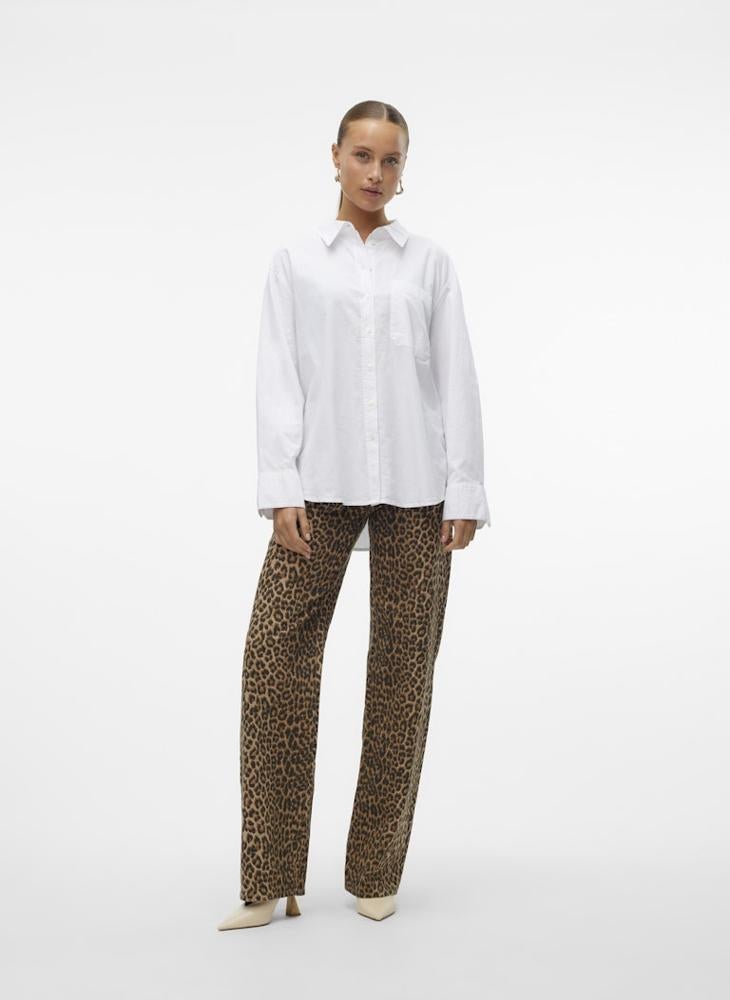 VERO MODA Oxford Long Sleeve Shirt  - Image 5
