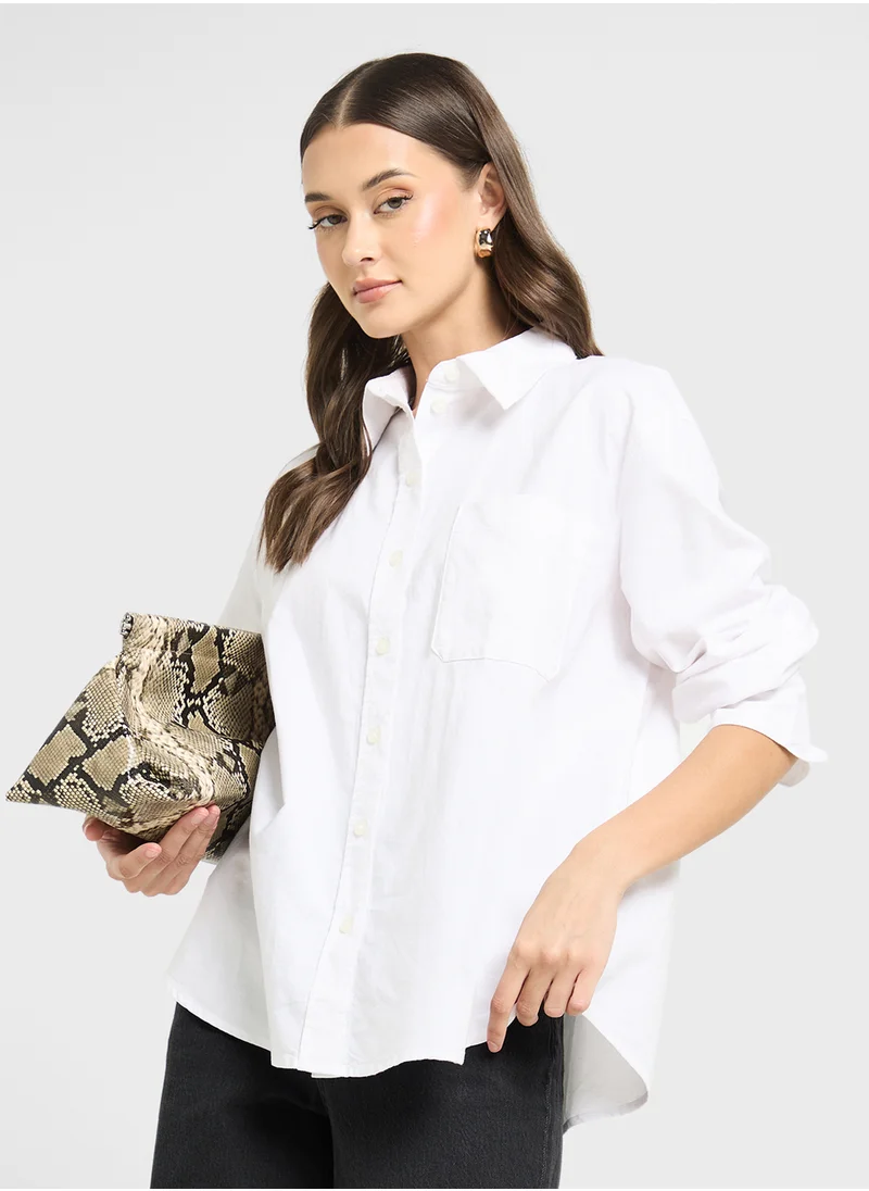 VERO MODA Oxford Long Sleeve Shirt
