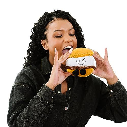 Punchkins دبدوب بانشكن SMores أحبك SMore هدية دبدوب لطيف لعشاق الشوكولاتة لعبة دبدوب للطعام للتقديم - Image 5
