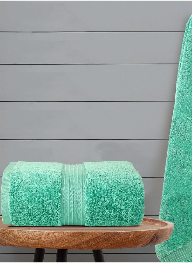 Bliss Casa 2-Piece Bath Sheets, 100% Combed Cotton 550 GSM Superior Quality Towels, Quick Dry Highly Absorbent 90x180 cm  - Image 2
