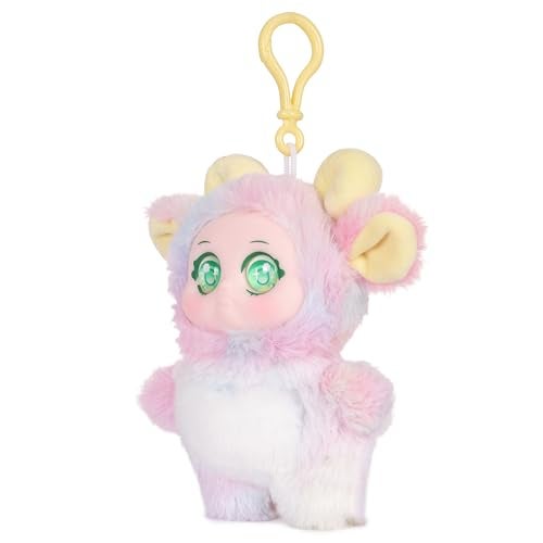 Mirada Sheepiboo Vinyl Face Doll Toy | Soft Cuddly Doll with Adorable Expression for Girls & Kids | Cute Playtime Companion - 15cm - Image 4