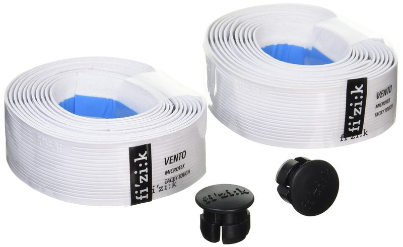 Fizik Vento Microtex Tacky,Road Cycling Racing bar Tape, White, 2mm - Image 1