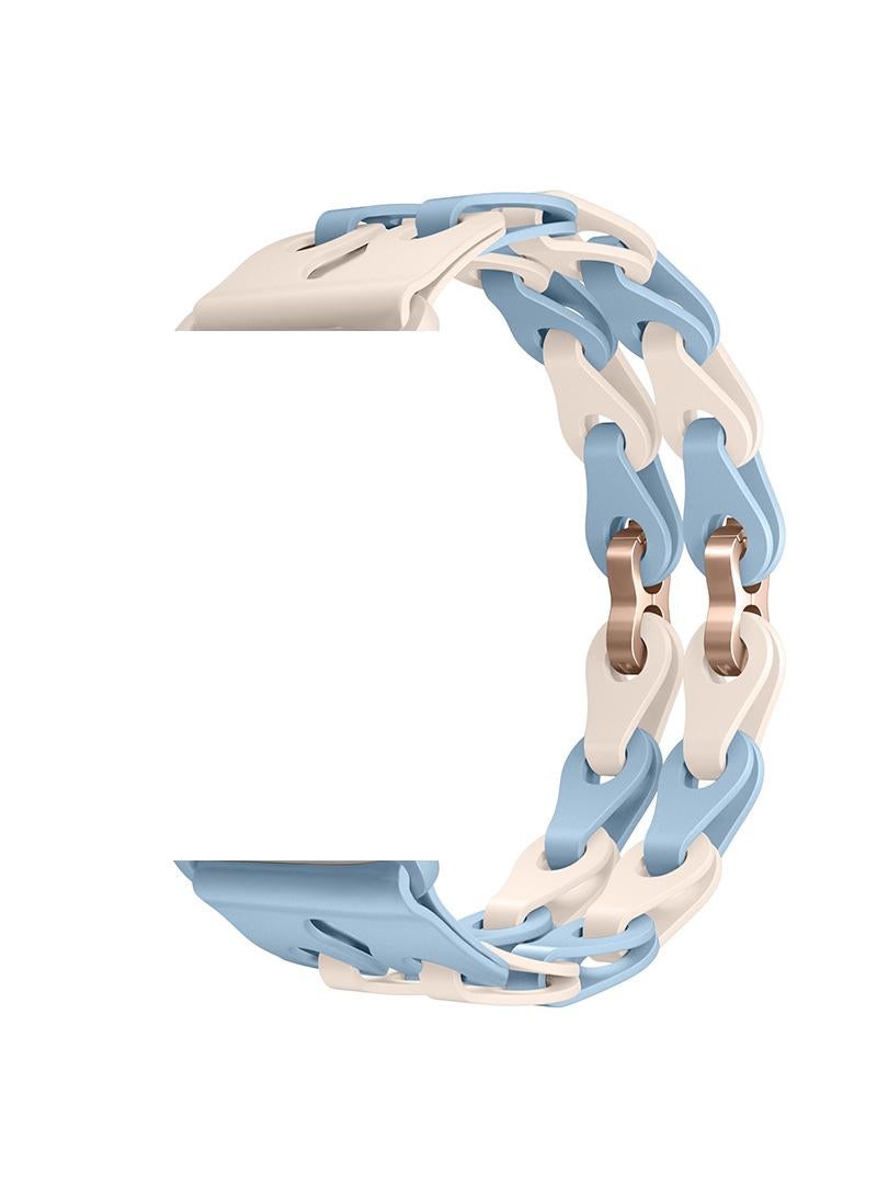 Y&D For Apple 42/44/45/49mm Fashion Hollow Silicone Bracelet Strap - Image 1