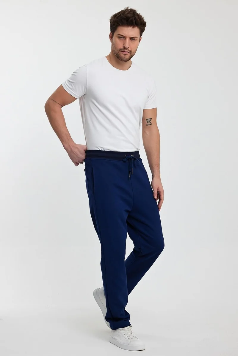 الكسندر جاردي Elastic Waist Tied Tracksuit Bottoms (E24-501-ERKK)