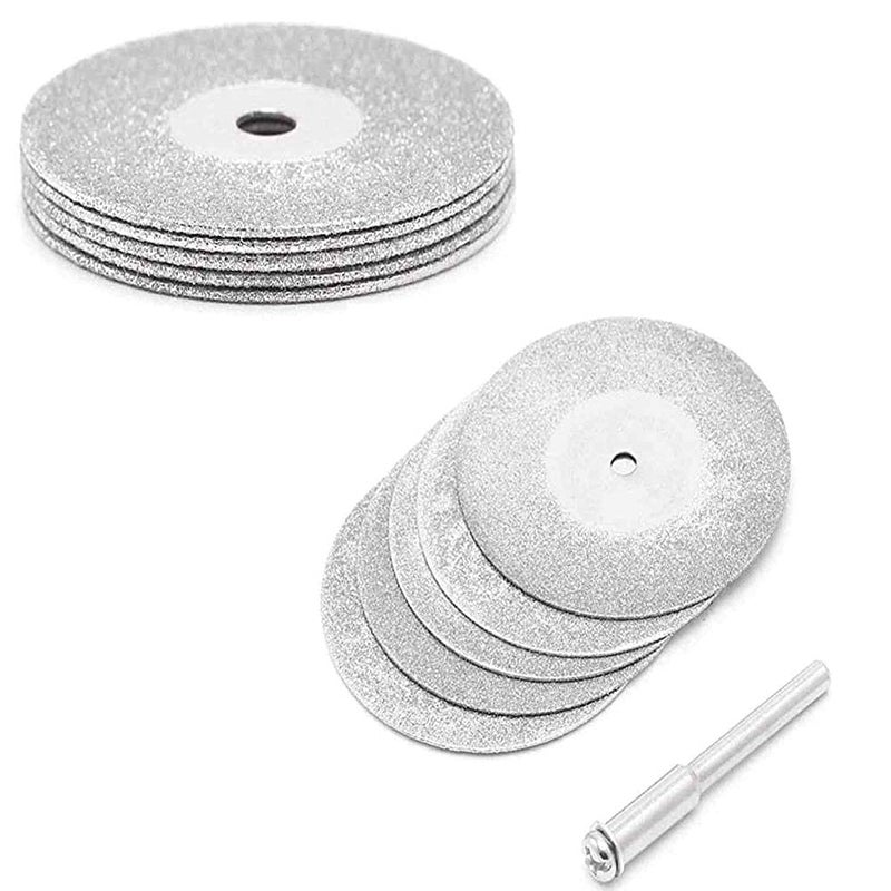 DIY Crafts CTDIYHI42619 50mm Diamonte Cutting Discs Drill Bit Shank for Rotary Tool Blade DIY Works Support 50mm Extra - Image 1