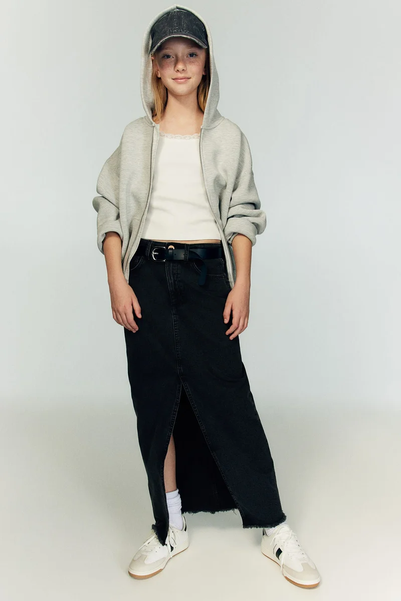اتش اند ام Maxi Denim Skirt