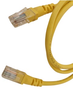 Generic CAT5E IP Phone/Lan Network Patch Cord 7 Ft UTP 8 Wire Full Straight-Through Cable Yellow Supports 10/100/1000 Ethernet Length 2M  - Image 3