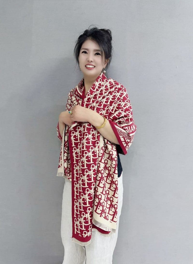 وشاح الباشمينا الكشمير الناعم والأنيق – مثالي لأزياء النساء