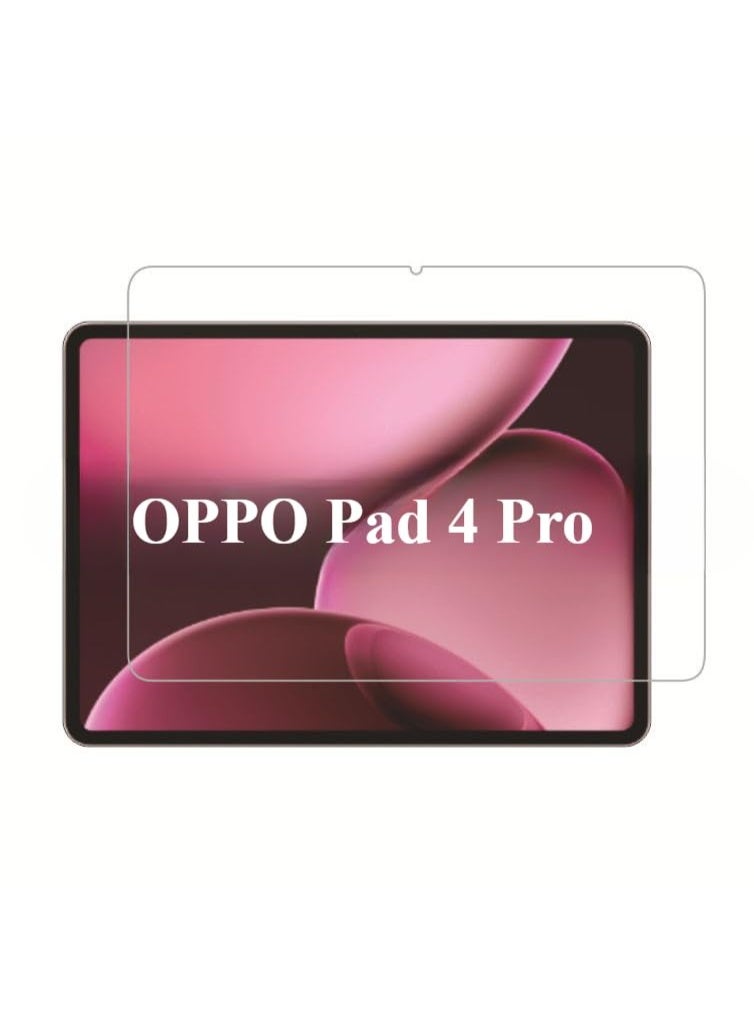 عام قطعتان متوافقتان مع أوبو باد 4 برو 2025 (13.2 بوصة) - زجاج مقوى مقاوم للخدوش عالي الوضوح مضاد للسقوط - Image 1