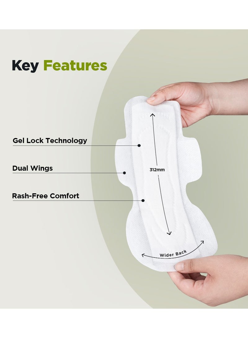 PEE SAFE Ultra-Thin Sanitary Pads With Wings Extra Long Xxl 12 Pcs - Image 4