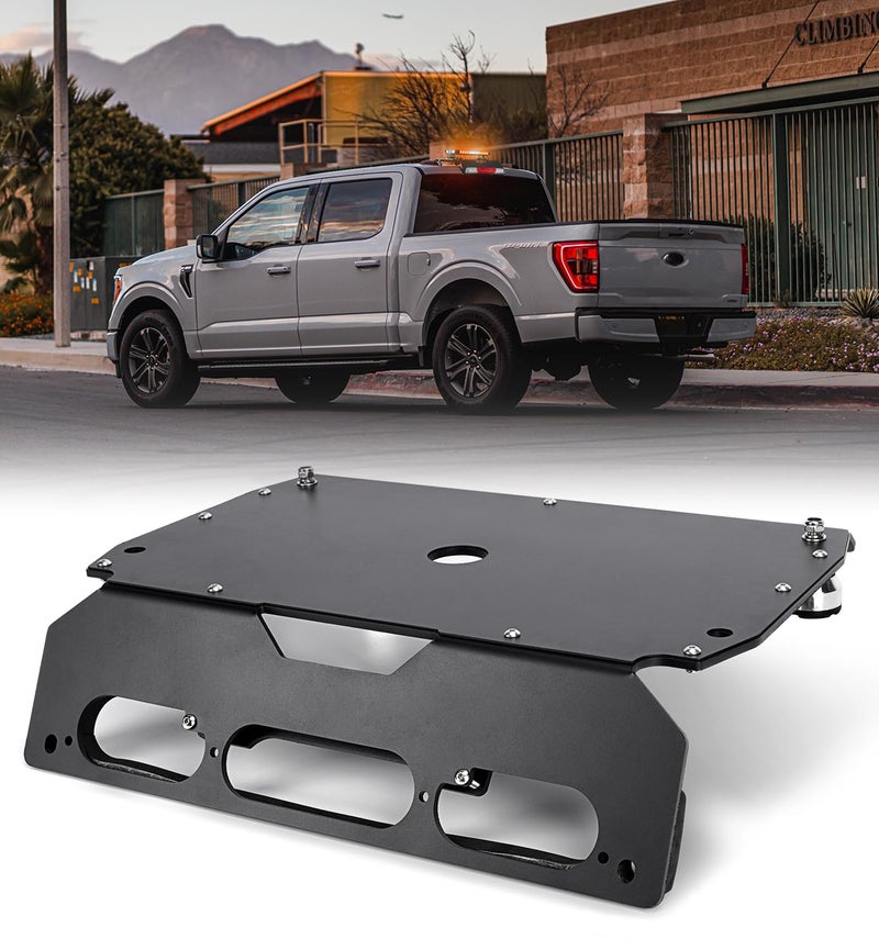 Xprite DrillFree Light Bar Cab MountMagnetic Strobe Light Bar Mount Bracket Compatible with Ford F150 2015 Ford F250 F550 2017 Replace for Ford Accessories