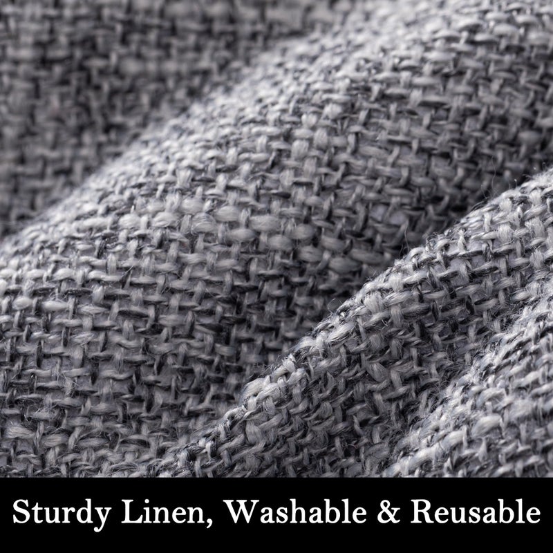 Sunolga 38" Linen Door Draft Stopper Blocks Hot and Cold Air with Removable Washable Cover for Bottom of Door, All-Season Seal for Noise, Wind, Door Sweep for Gaps Up to 3", Home Essentials, Gray - Image 4