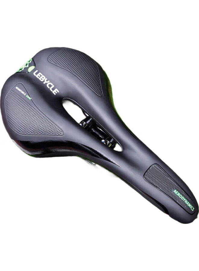 LeBycle Mountain Bike Saddle, Road Bike Seat, Exercise Bike Saddle, Comfortable Ultra-Soft Seat Cover, Hollow Breathable Pu Waterproof Wear-Resistant Universal Cycling Accessories And Equipment Set - Image 2