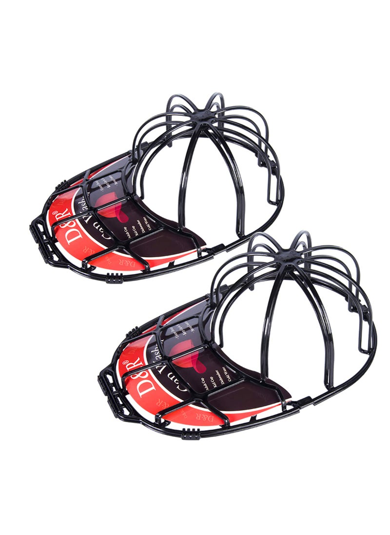 Der Rose Der Rose 2 Pack Baseball Hat Washer for Washing MachineCap Washer Frame Cage Hat Cleaner Protector Hat Rack for Baseball Caps 