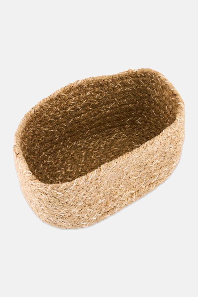 Muy Mucho Rattan Medium Storage Basket, Tan - Image 3