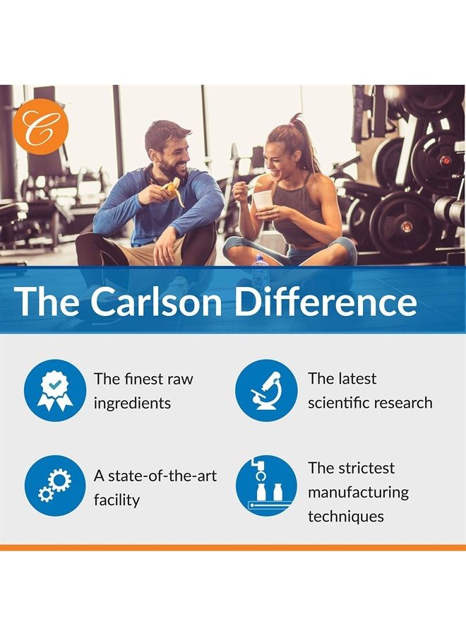 Carlson فيتامين د3، 1000 وحدة دولية (25 ميكروغرام)، صحة العظام، صحة العضلات، كوليكالسيفيرول، مكملات فيتامين د، جيلاتين ناعم فيتامين د3، 60 جيلاتين ناعم - Image 4