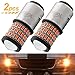 Yorkim Yorkim Super Bright 1157 LED Bulbs Amber, 1157 Brake Light Bulb, 9-30V 1157 2057 2357 7528 BAY15D LED Bulb with  - Image 2