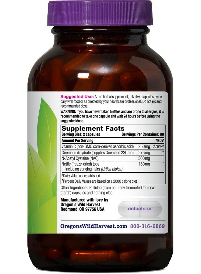 Oregon's Wild Harvest Oregon's Wild Harvest Aller-Aid with Quercetin Supplement  - Image 2
