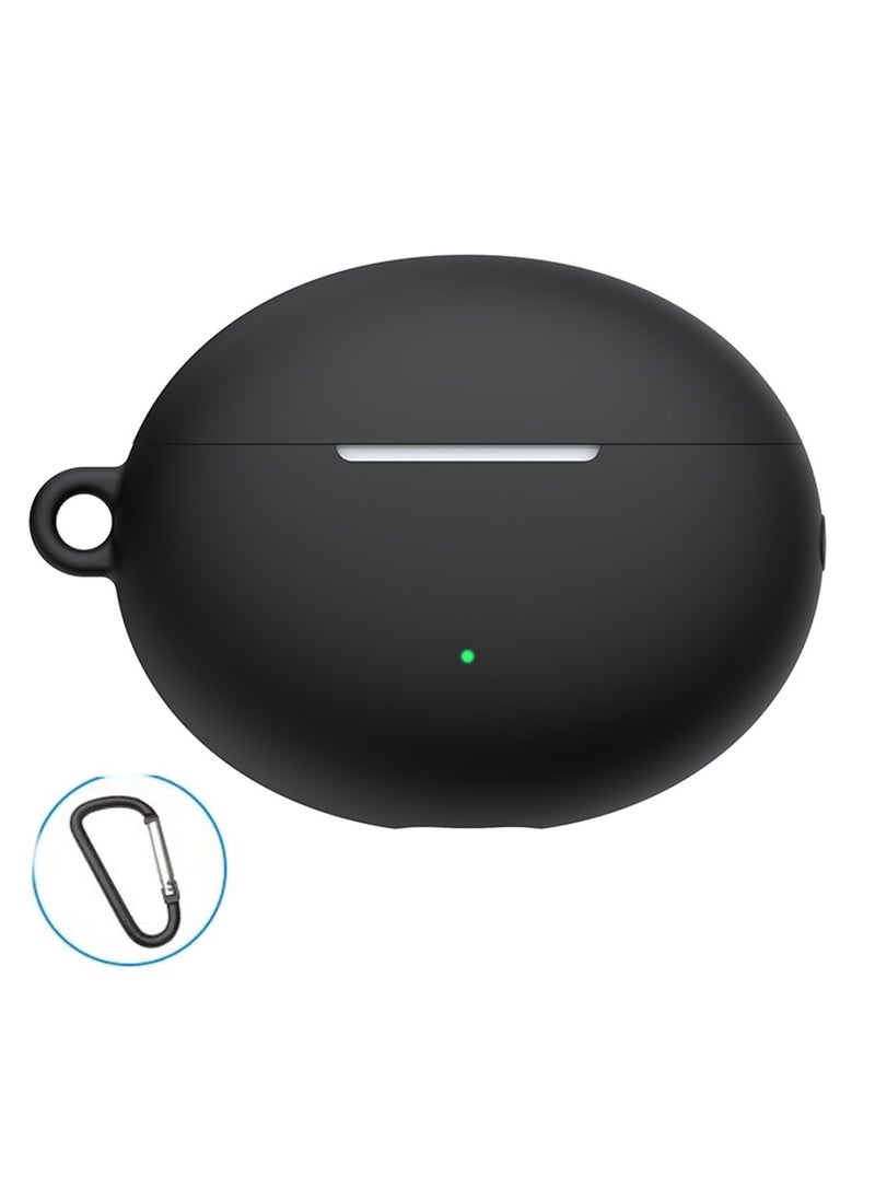 Youque Silicone Case for Huawei Freebuds 6i Protective Earphone Cover With Hook Black  - Image 2