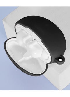 Youque Silicone Case for Huawei Freebuds 6i Protective Earphone Cover With Hook Black  - Image 4