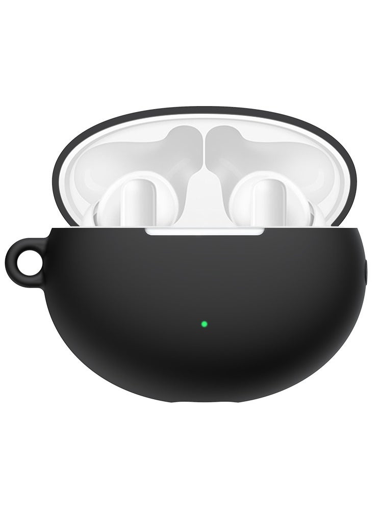 Youque Silicone Case for Huawei Freebuds 6i Protective Earphone Cover With Hook Black  - Image 3