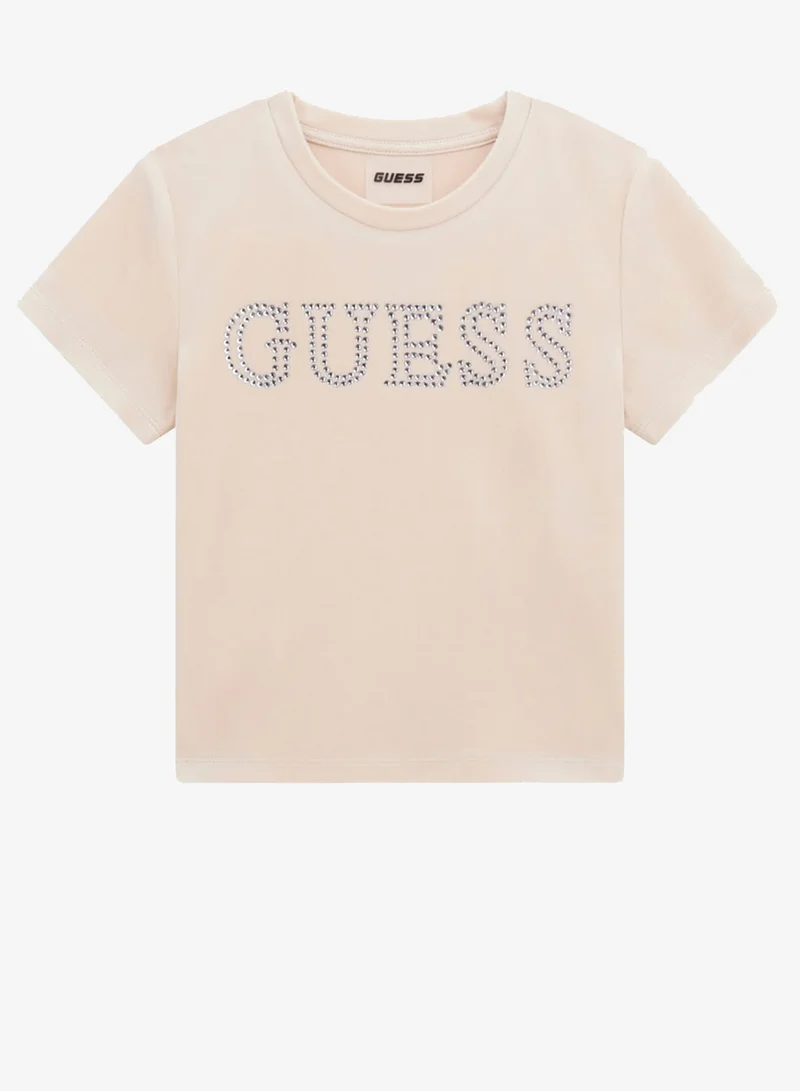 GUESS Kids Printed Crew neck T-Shirt